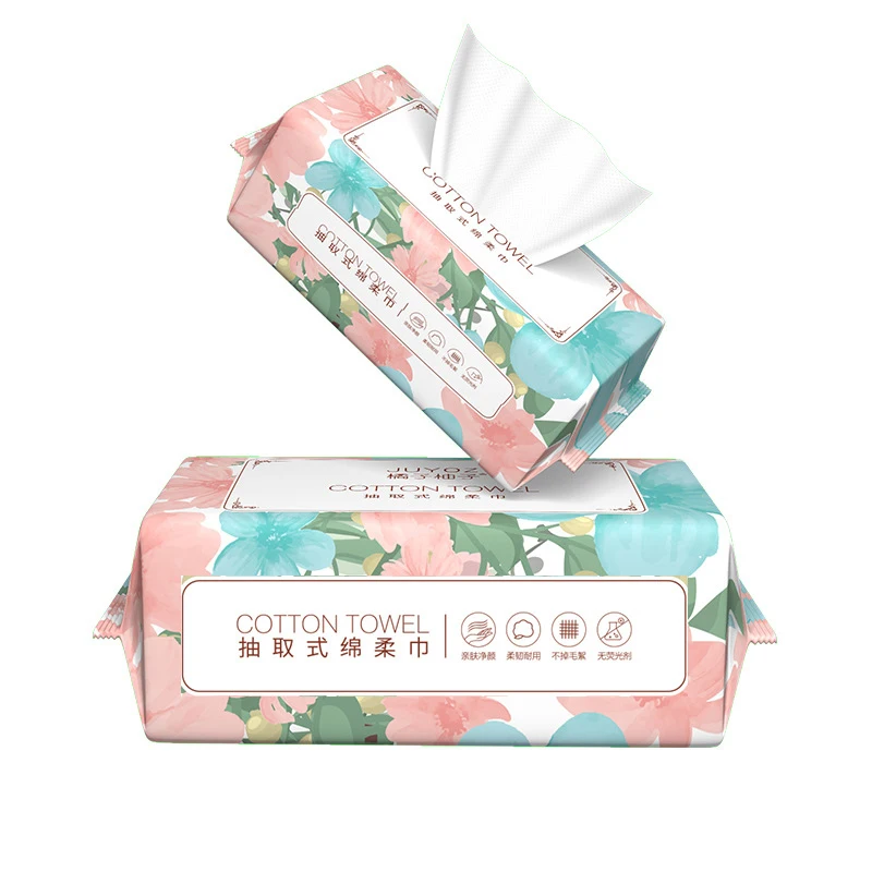 The Traveler Uses Disposable Facial Towel Wipes to Clean Their Face and Remove Makeup, Which Are Suitable for Both Dry and Wet U image 6