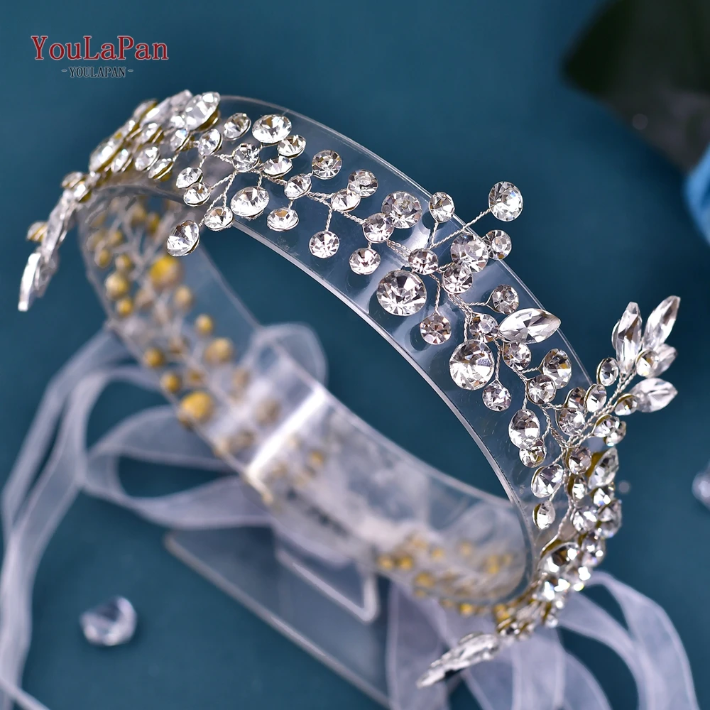 YouLaPan Shiny Rhinestone Bridal Sash Belt Handmade Bride Wedding Dress Evening Gown Belt for Party Woman Belt Waist Sash SH259