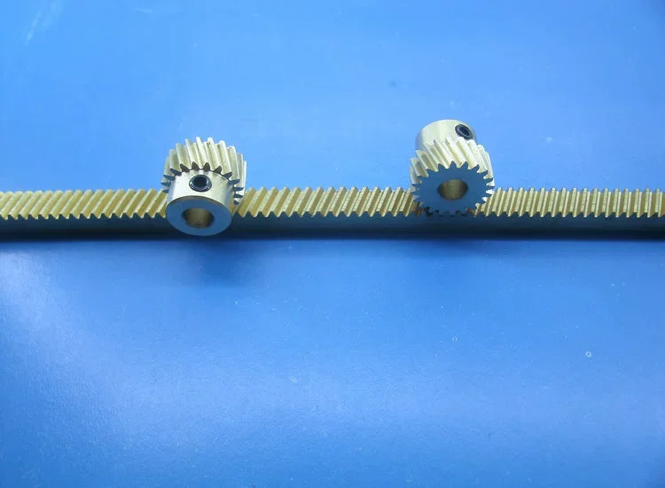 0.5M 20/22/24/25/26/28/30 Teeth Helical Gear Copper Rack Set Guide Rail Precision Gear Milling