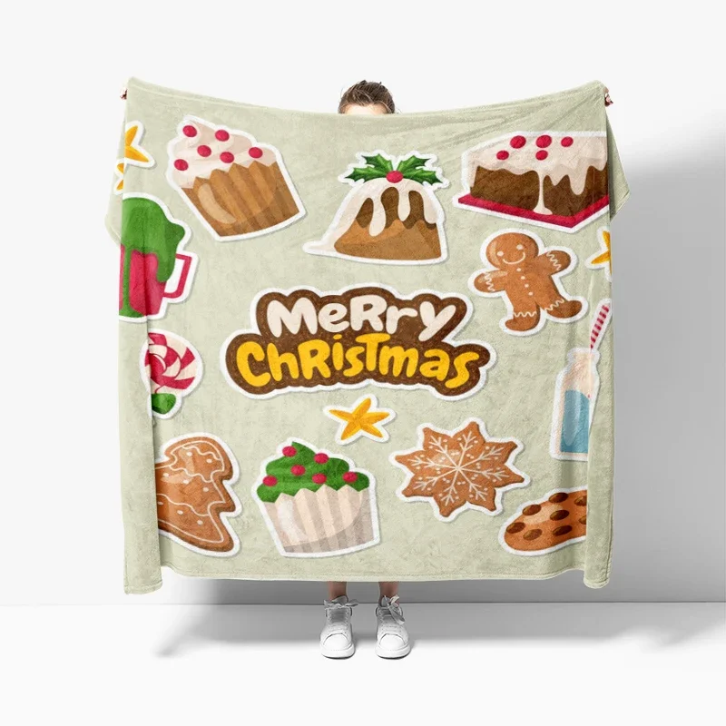 

Украшение дома плюшевое одеяло для дивана покрывало кровать пушистые мягкие одеяла декор плед современный morandi зима с Рождеством