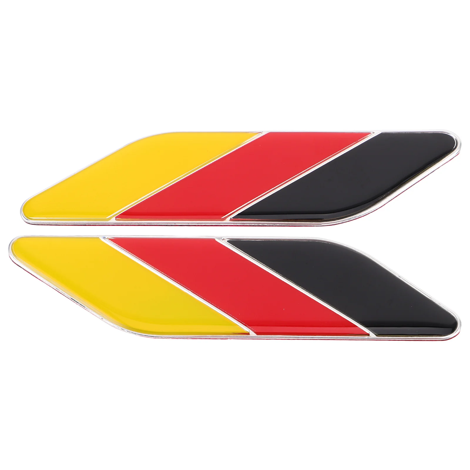 

1Pair Car Body Stickers Universal German Flag Badge Scratch Protection 3D Metal Decal Exterior Decoration Stickers for Cars