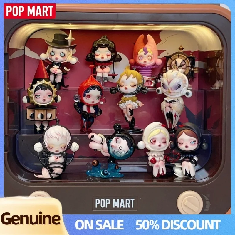 بوب مارت Skullpanda صورة سلسلة الواقع صندوق أعمى دمية لعبة غرفة جمع الديكور اليدوية صندوق غامض هدايا عيد الميلاد #2