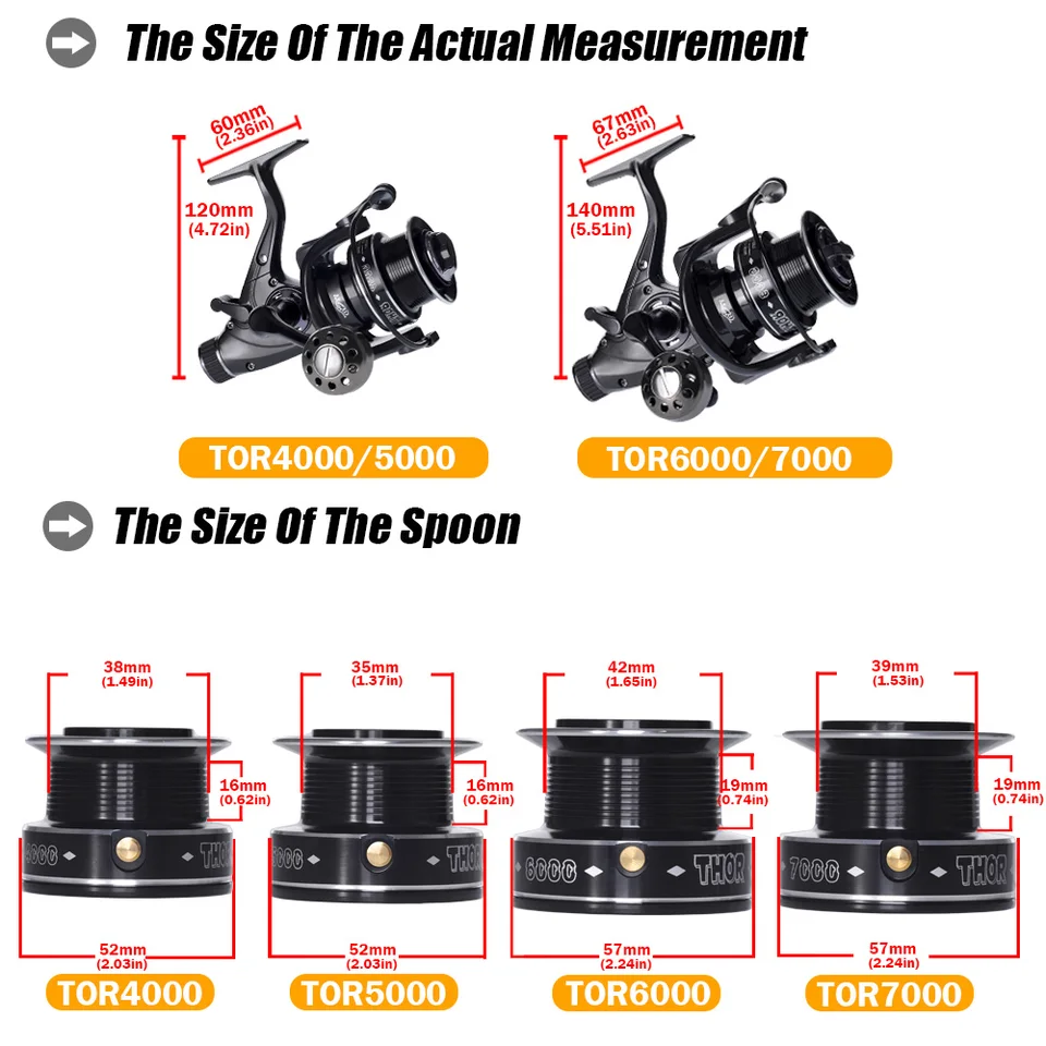 New Carp Fishing Reel Spinning Reels Max Double Drag 27kg 12+1BB Carretilha  De Pesca Accesorios Mar Peche En Mer Salt/Freshwater - AliExpress 18