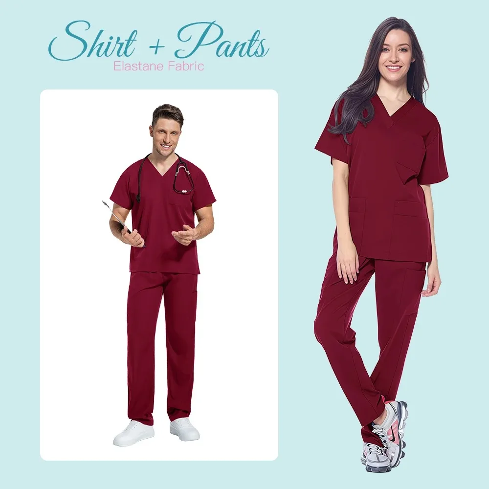 Uniforme de blouses médicales de haute qualité, accessoires d'infirmière, vêtements de travail pour clinique d'animaux de compagnie, uniformes d'anesthésiste multicolores pour femmes