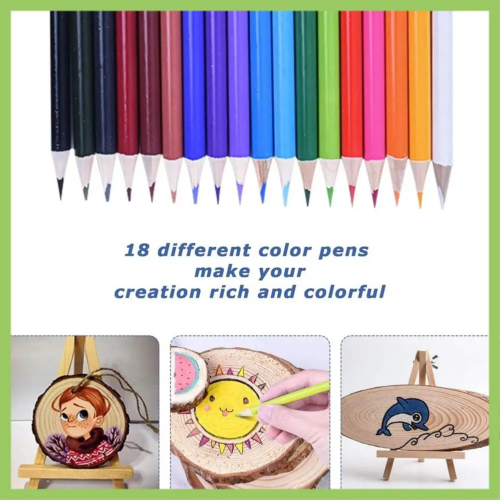 

ABJT-115Pcs Wood Burning Kit, Soldering Iron Wood Burning Tool DIY Kits 200-450 ℃ For Embossing/Carving/Soldering US Plug