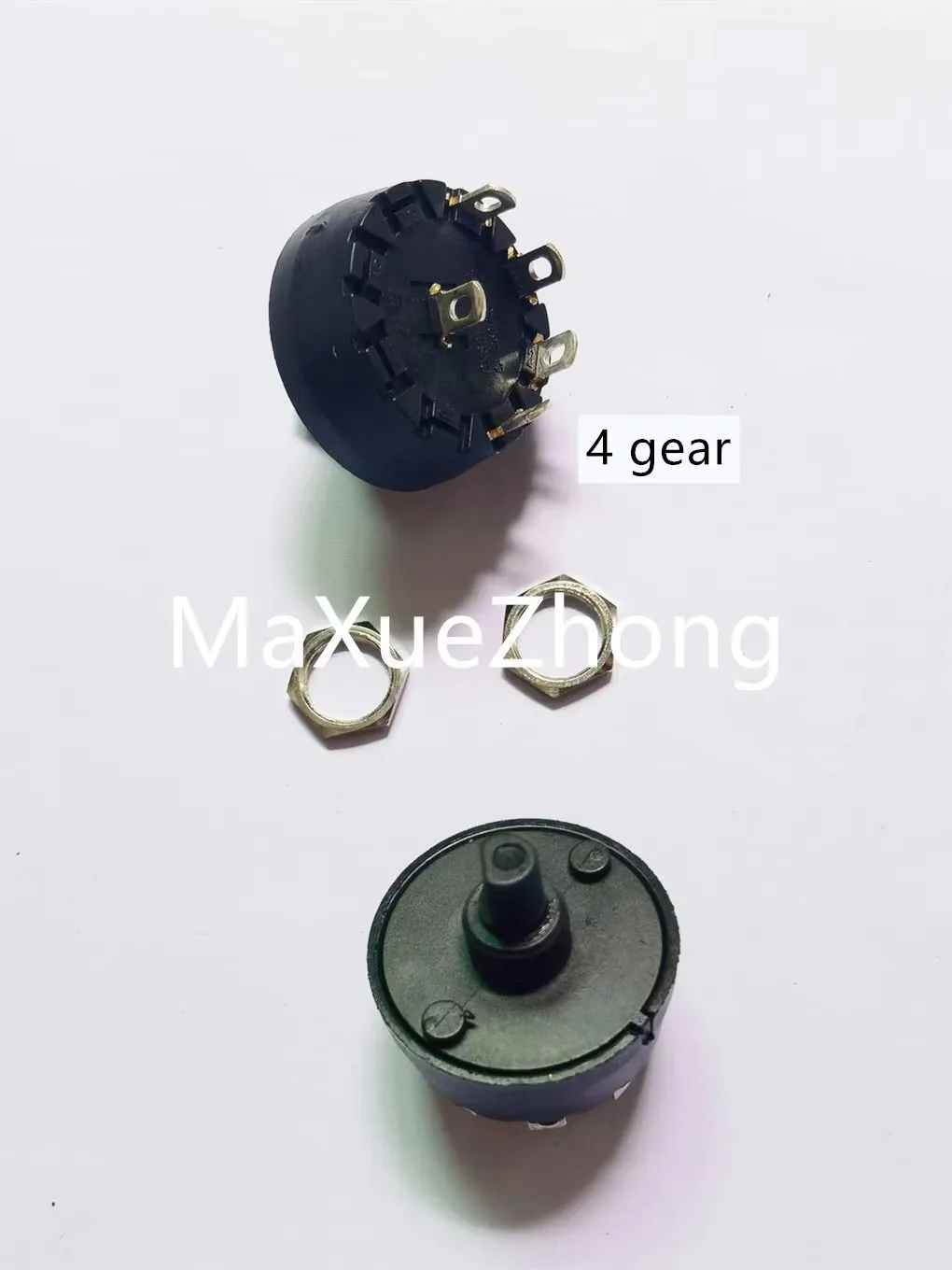 Original new 100% 10MM ZHJ DXS01 3 gear 4 gear 8 gear rotary switch 6A250V rotary band power switch