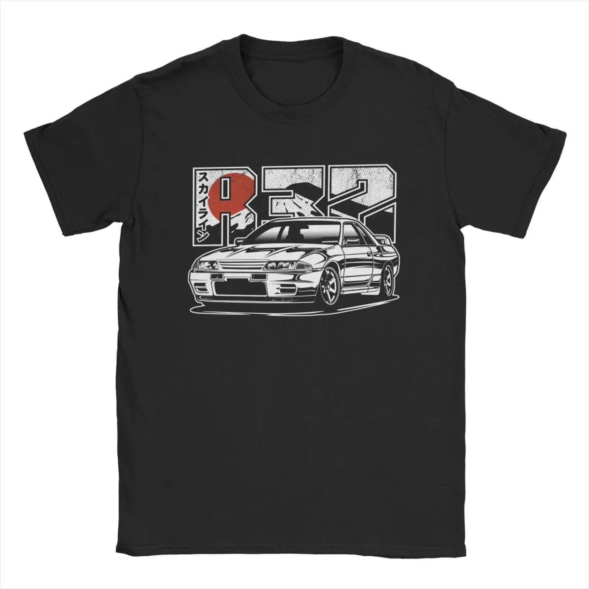 Humorous R32 Gtr Skyline T-Shirt for Men Round Collar Cotton T Shirt Short Sleeve Tee Shirt Original Clothing