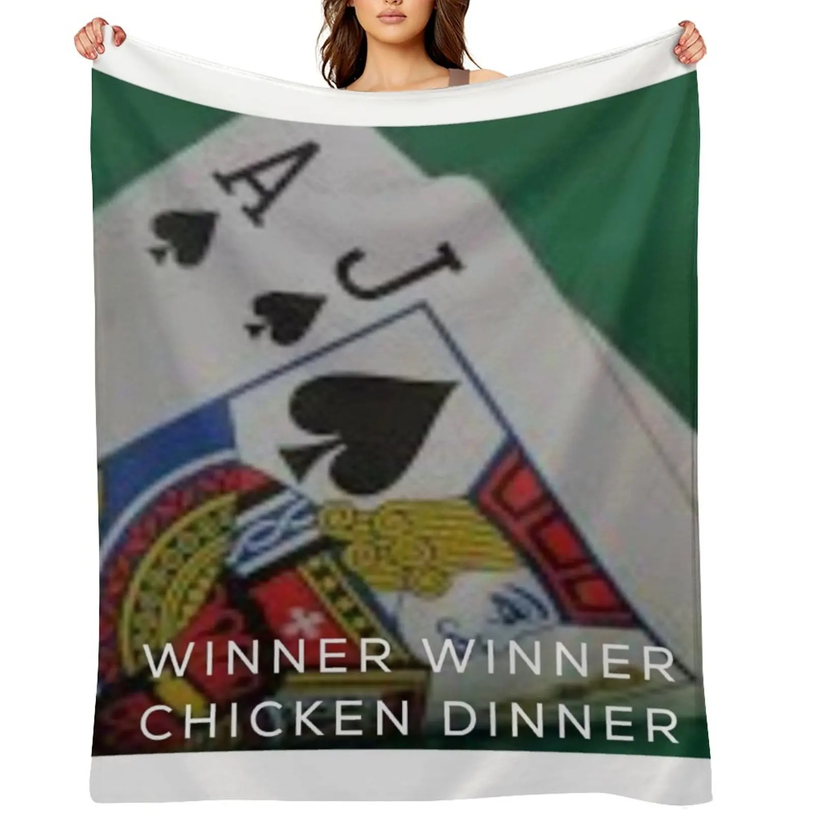 

Blackjack Winner Throw Blanket Bed Luxury St Blankets For Sofas anime Blankets