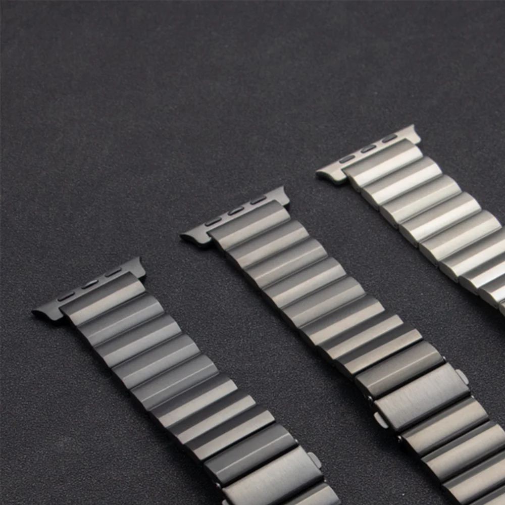 Titanium Clasp Adapter Connector for Apple Watch Band 49mm 45mm 44 41mm 42 38 40mm Pin for IWatch Ultra 8 7 6 5 4 SE Accessories