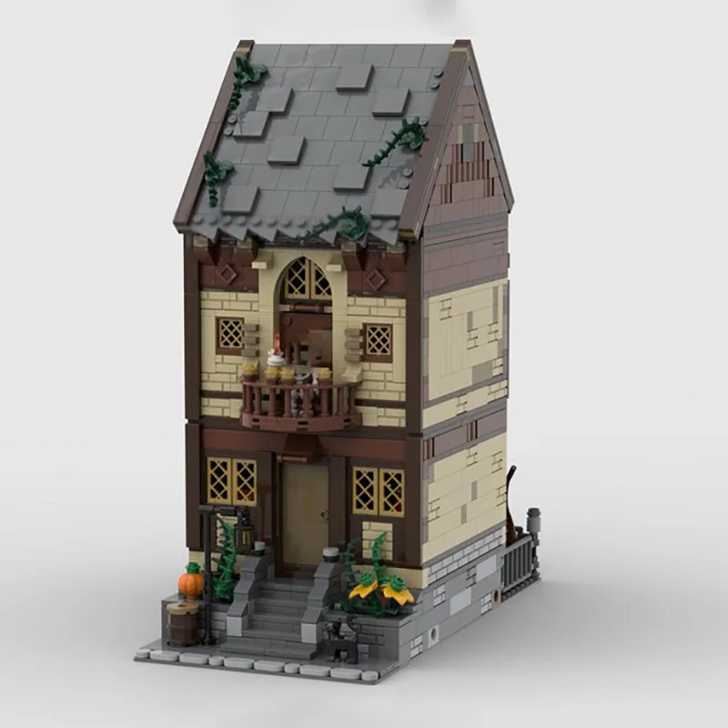 وحدات بناء المدينة نموذج Moc قوالب بناء وحدات الخيميائي منزل التكنولوجيا كتل عيد الميلاد لتقوم بها بنفسك لعبة هدايا البناء #2