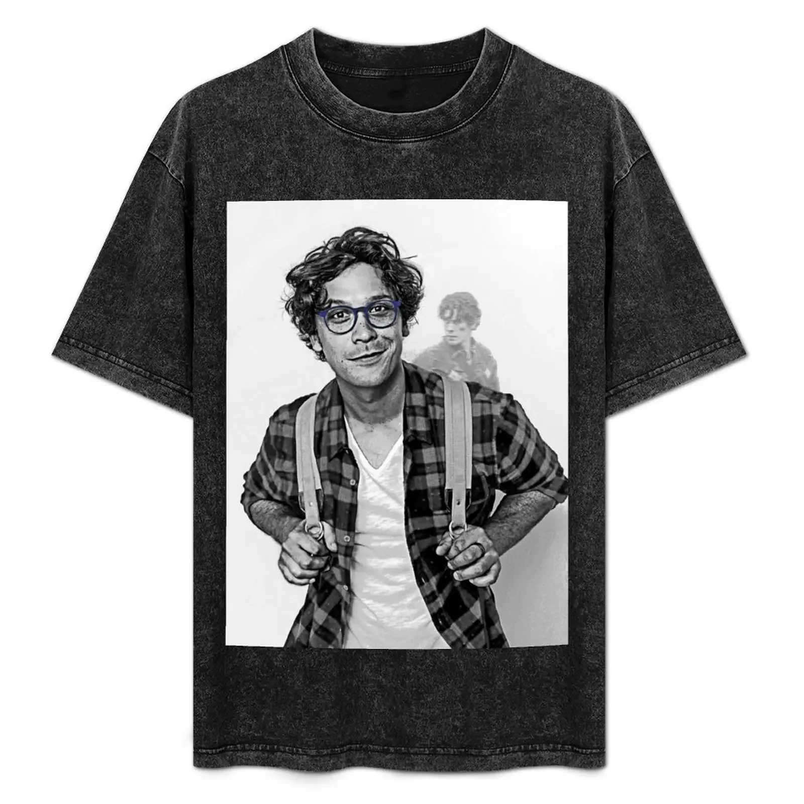 Bob Morley's Shadow T-Shirt Washed cotton retro short sleeve trend top 100%  men's and women's T-shirt