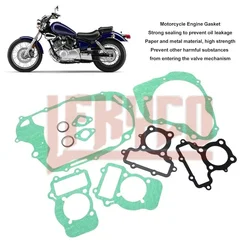 Motorcycle Complete Rebuild Full Cylinder Head Gasket Mat Pad Crankcase Clutch Cover Repair Kit for Yamaha Virago 250 XV250 125