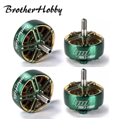 Brotherhobby LPD 2806.5 1300KV/1700KV Brushless Motor 4-6S Titanium Alloy hollow shaft 6-7inch propeller for RC FPV Racing Drone