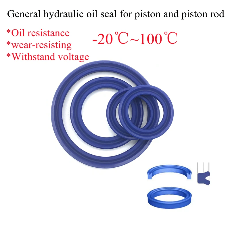 

Polyurethane Hydraulic Cylinder Oil Sealing Ring ID 4/5/6/8/10/12-70mm UN/UHS/U/Y Type Shaft Hole General Seal Ring Gasket