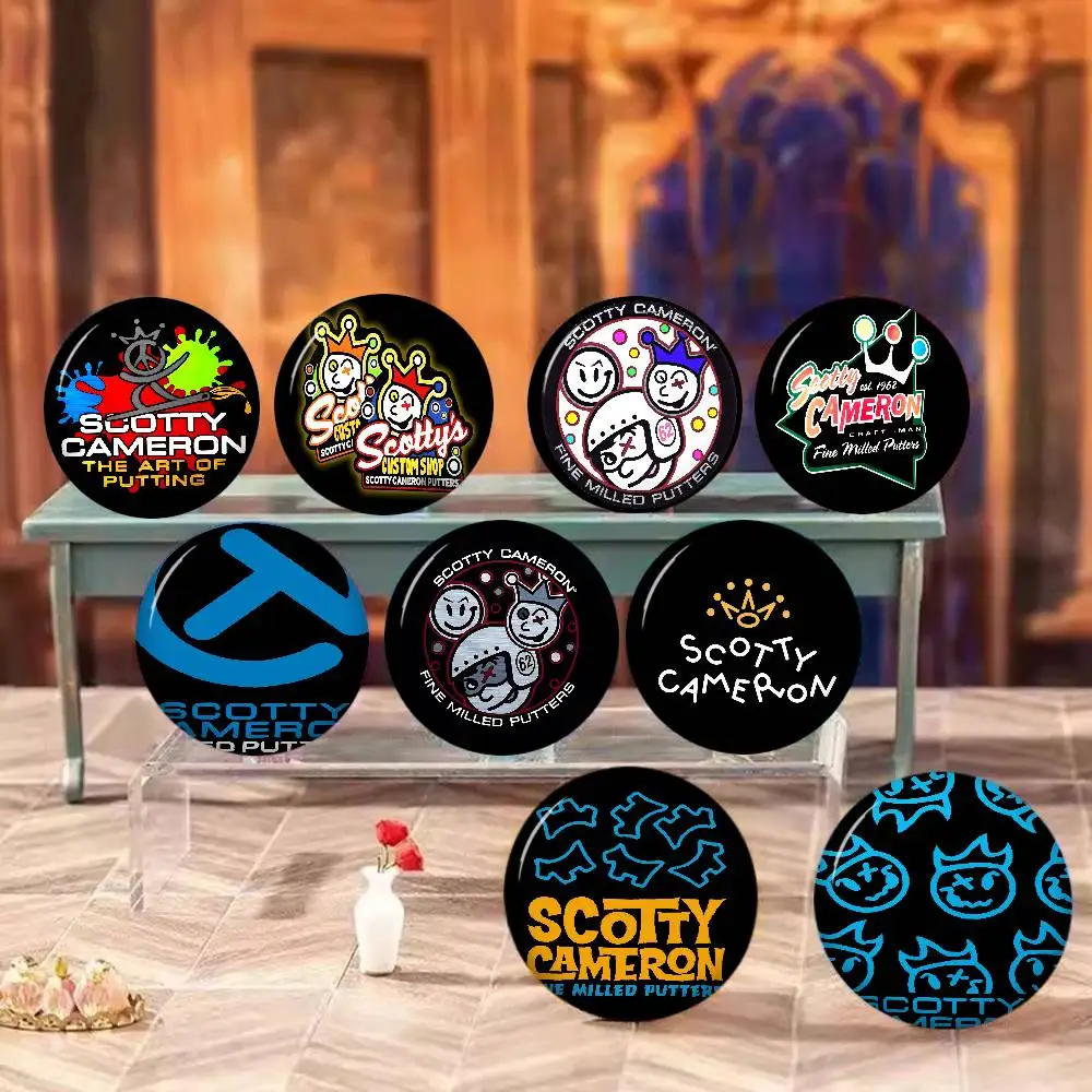 Brand S-Scotty C-Cameron Fashion Creative Tinplate Soft Button Pins Animal Icon Brooch Lapel Backpack Badge Accessories Pin