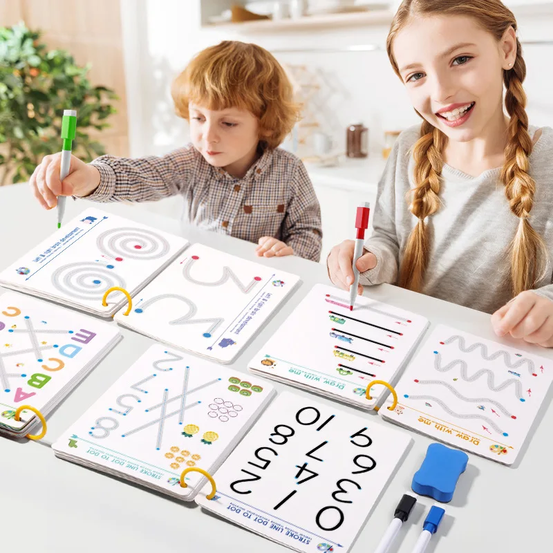 

《English alphanumeric writing practice copybook》English Alphanumeric Writing Practice Copybook For Beginners To Learn Penmanship