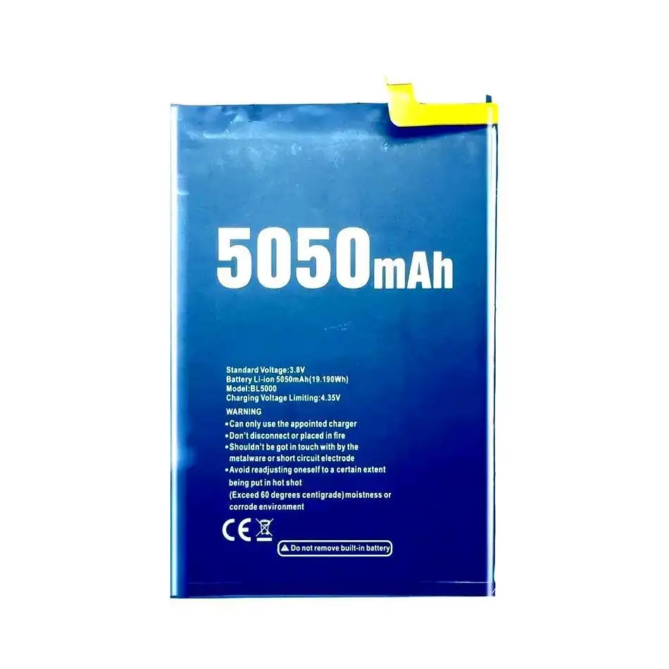 

Fast Charging Mobile Phone Battery High Performance 5050Mah For Doogee BL5000