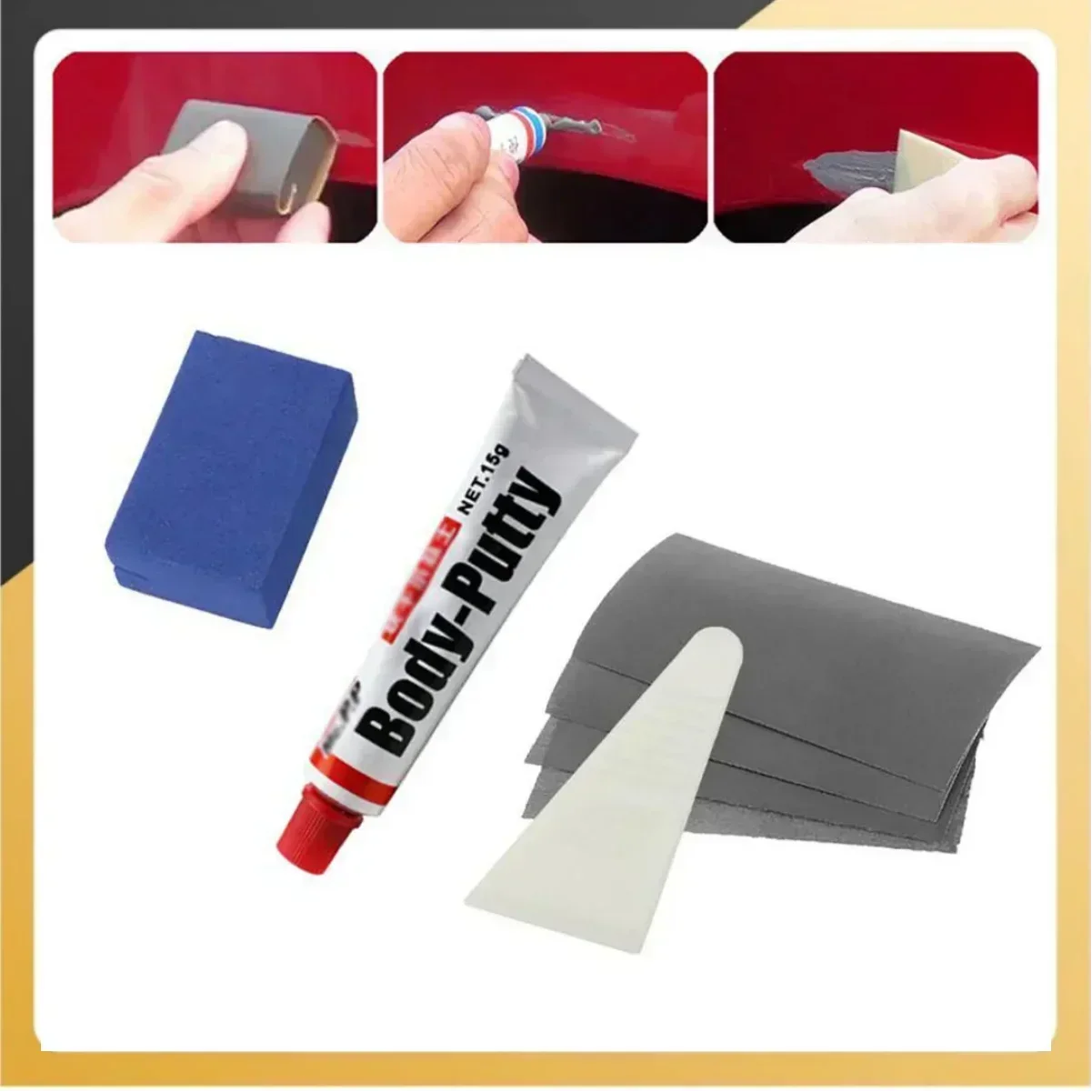 Car Body Putty Scratch Filler Painting Rep Pen Non Toxic Permanent Water Resistant Assistant Smooth Auto Restore Tools