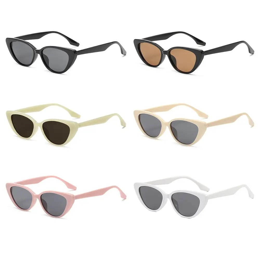 Fashion Cat Eye Shape Sunglasses for Women Vintage UV400 Sun Protection Sun Glasses Colorful Small Frame Shades Summer Eyewear