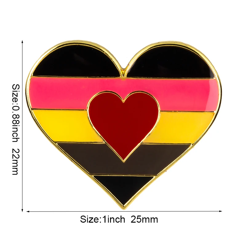 Fat Fetish Pride  Flag Metal Lapel Pin Flag Pin Badge