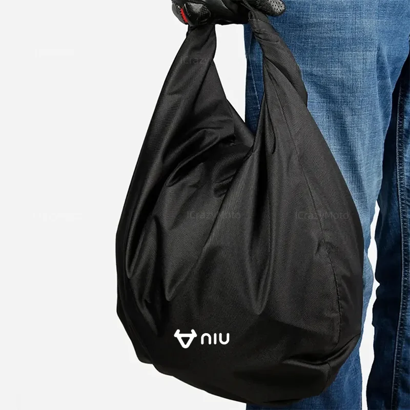 Portable Waterproof Motorcycle Helmet Bag For NIU N1 N1S M1 U1 M+ NG US U+ UQI U+B Large Capacity Password Lock Anti-Theft