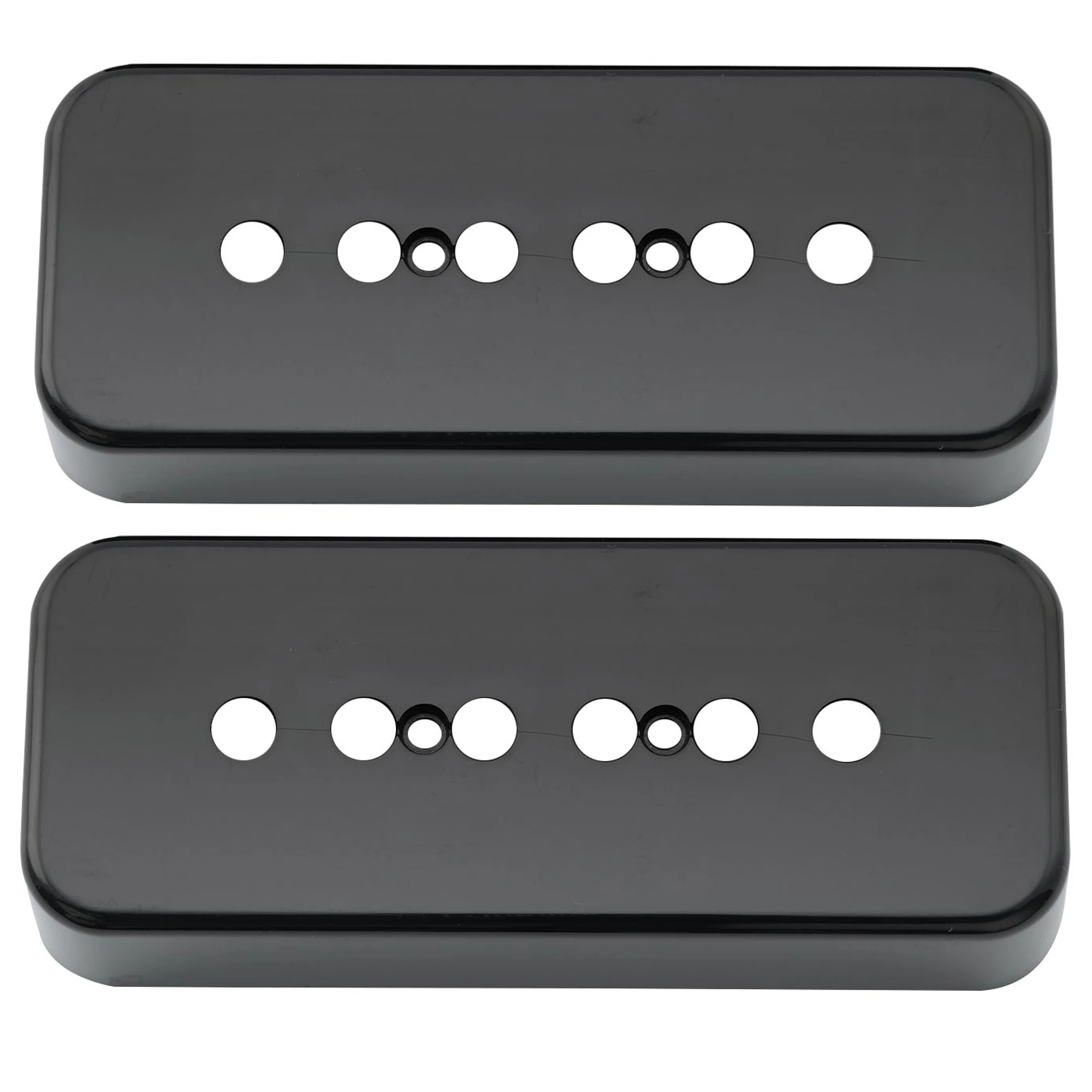 Musiclily Pro Plastic P-90 Soapbar Guitar Pickup Covers Compatible with USA LP (Set of 2)