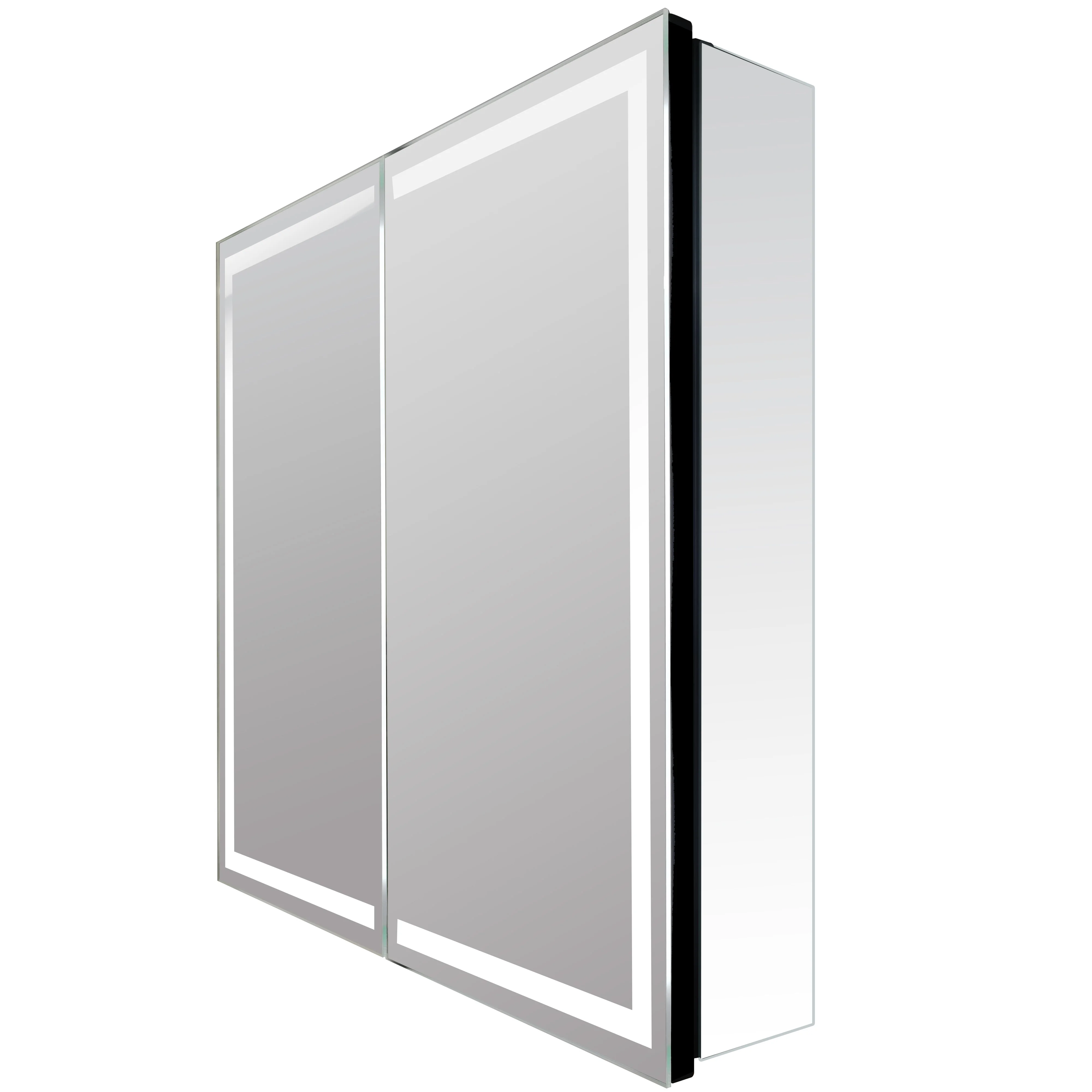 

Modern Luxury Bathroom Vanity LED Mirror Cabinet WithWall Mounted Sink Mirror for Bath & Toilet