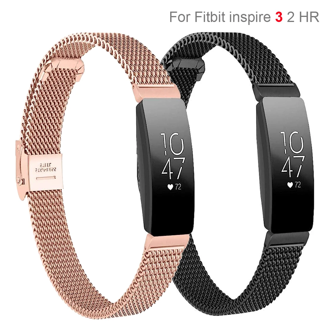 Essidi Mesh Watch Band Loop For Fitbit inspire 3 2 Stainless Steel Bracelet Strap Correa For Fitbit inspire HR Replacement