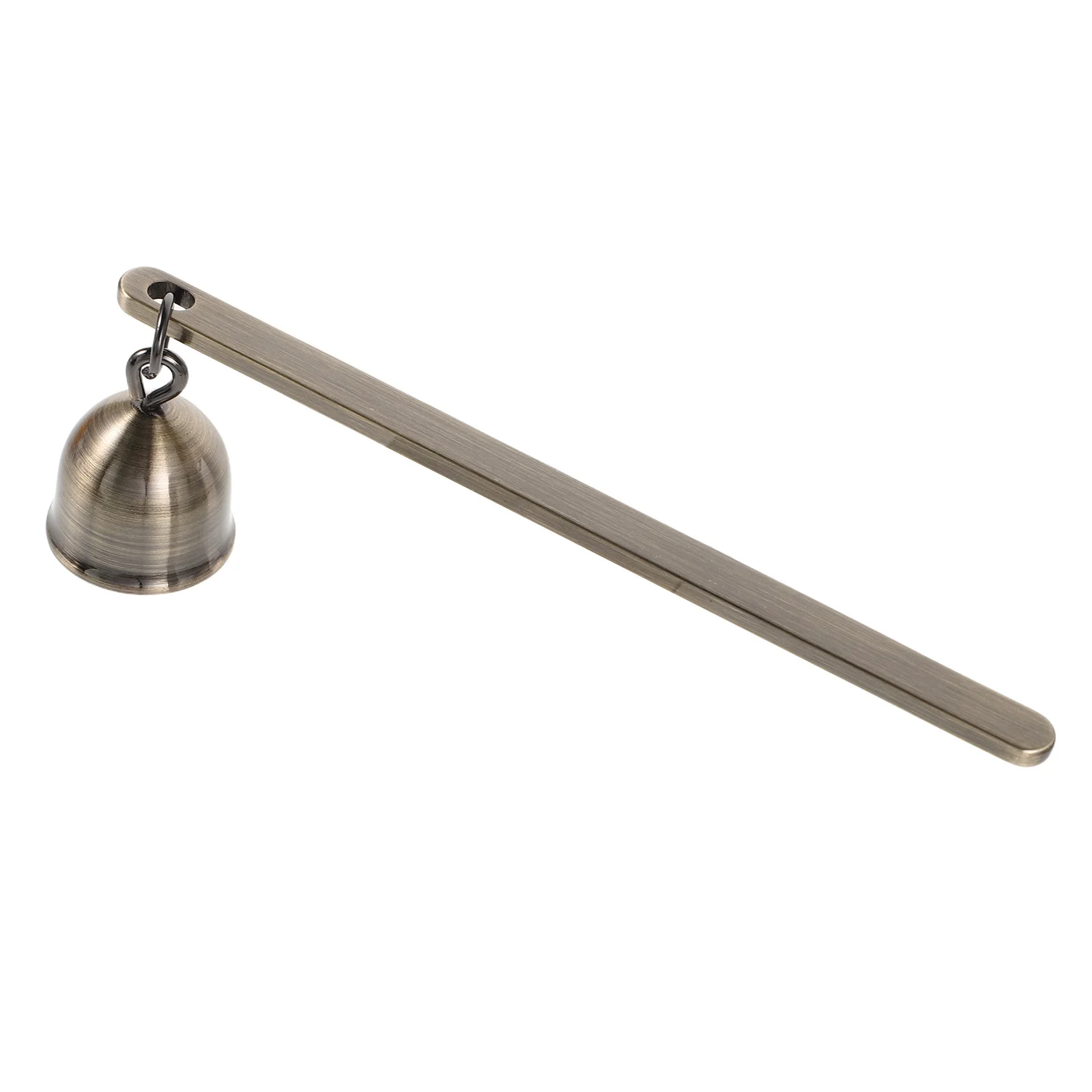 Antyczny metalowy gaszacz do palców o długości 6,29 cala z długim uchwytem, narzędzie do gaszenia płomieni, zapewniające bezpieczeństwo knotów, w stylu vintage, stoper do ognia do domu.