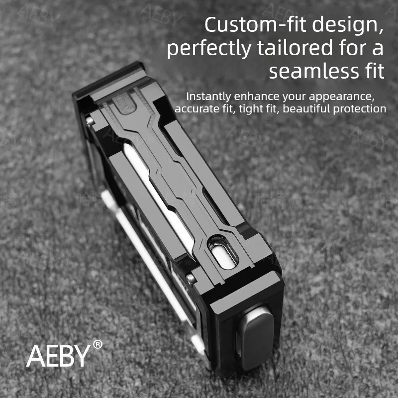 

For BAIC 212 T01 Aluminum smart key case,Anti-scratch and anti-fall,Aluminum keychain case,Car interior accessories