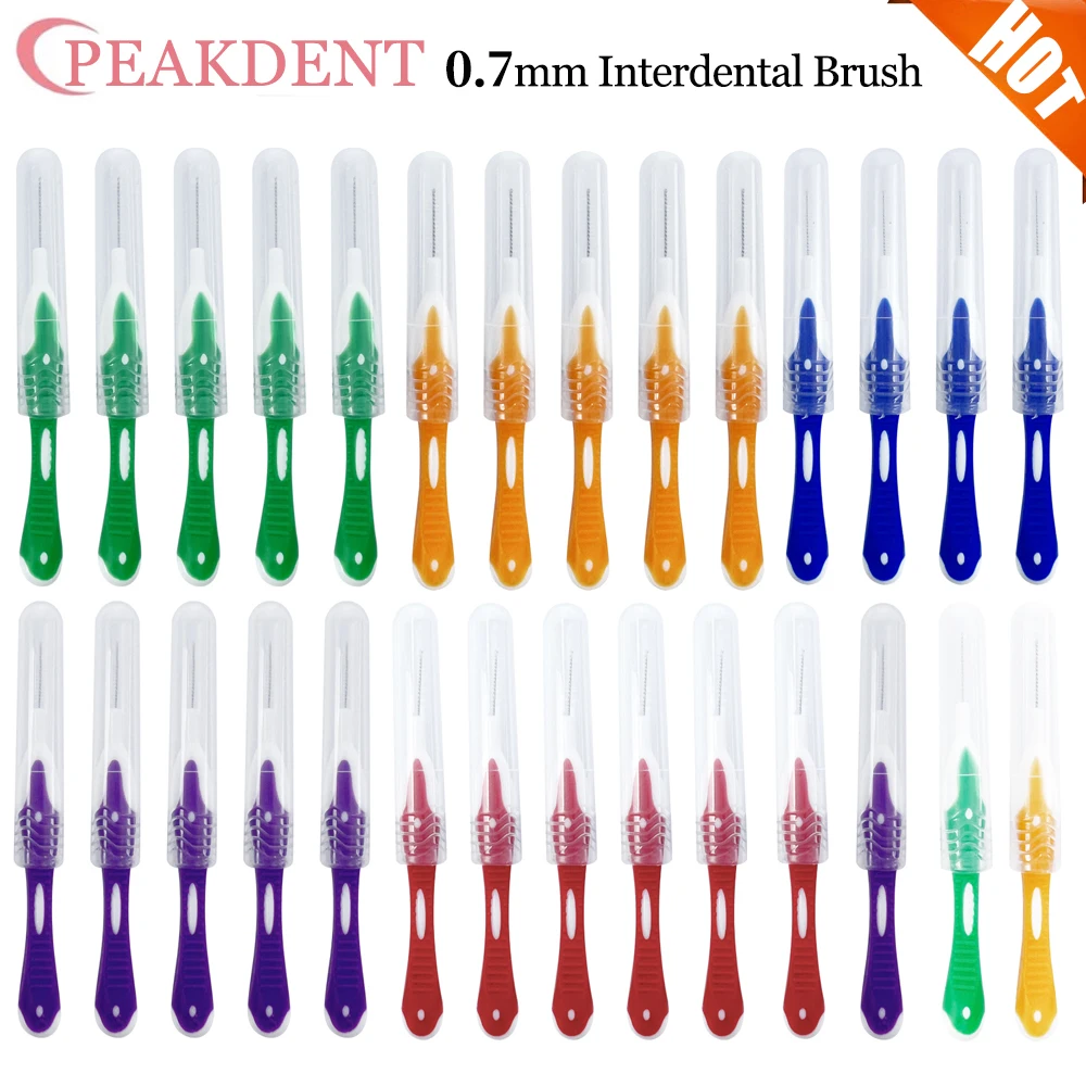 Dental Interdental Brush Clean Between Teeth Toothbrush Oral Tools Cleaning Stains For Braces Orthodontics  Dental Teeth Brush