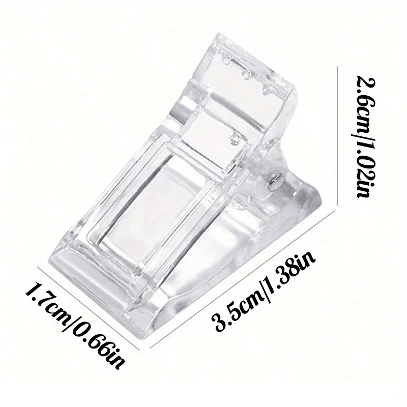 5/10Pcs Nail Clip Transparent Gel Quick Building Tips Clips Finger Nail Polish Extension UV Lamps Manicure Art Builder Tools