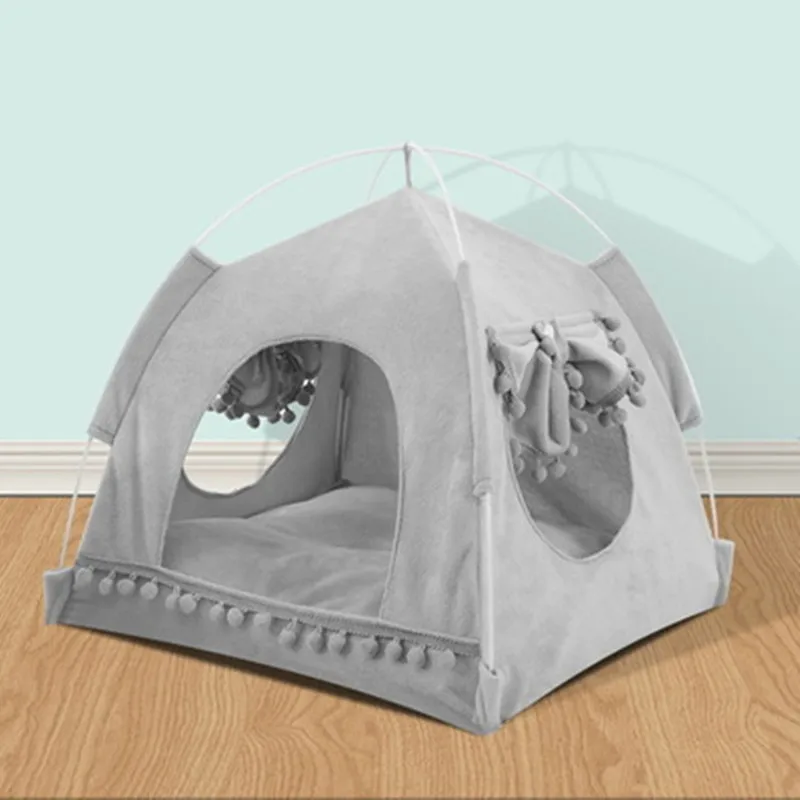 New Comfortable And Breathable Summer Cat Kennel Dog Kennel Small Tent Removable And Washable