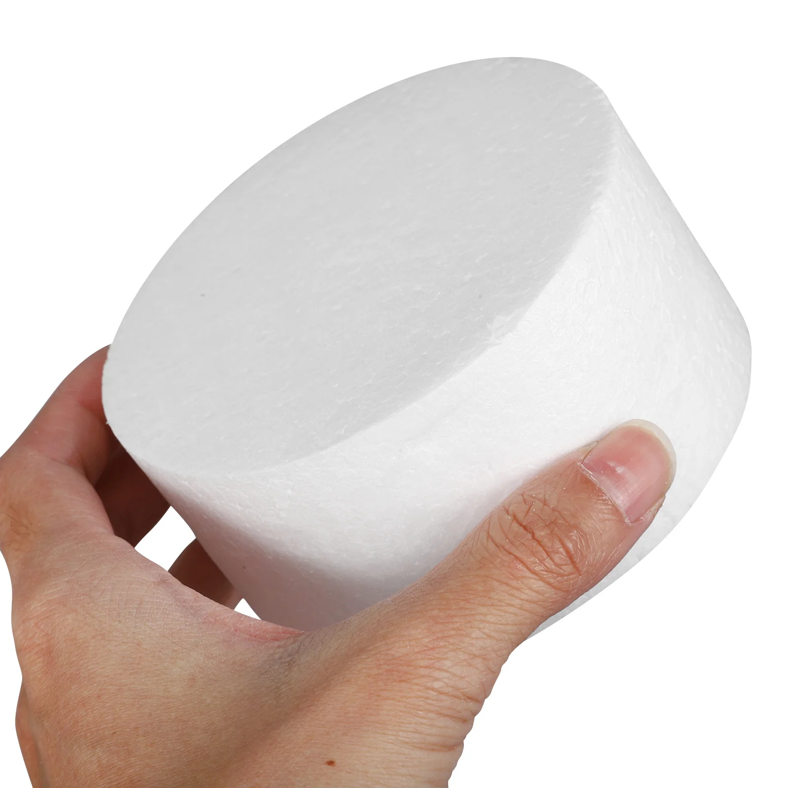 

6Pcs DIY Cake Molds for Decorating Practice 3 Large 3 Medium Lightweight White Rounds Customizable Wedding Display