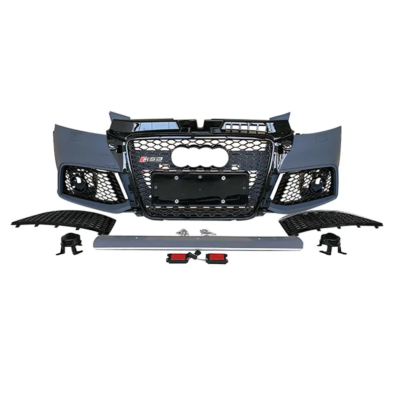 

RS3 Front Bumper with Grill For A3 bumper S3 8P facelift RS3 style Body Kit for S3 bumper 2009 2010 2012 2013