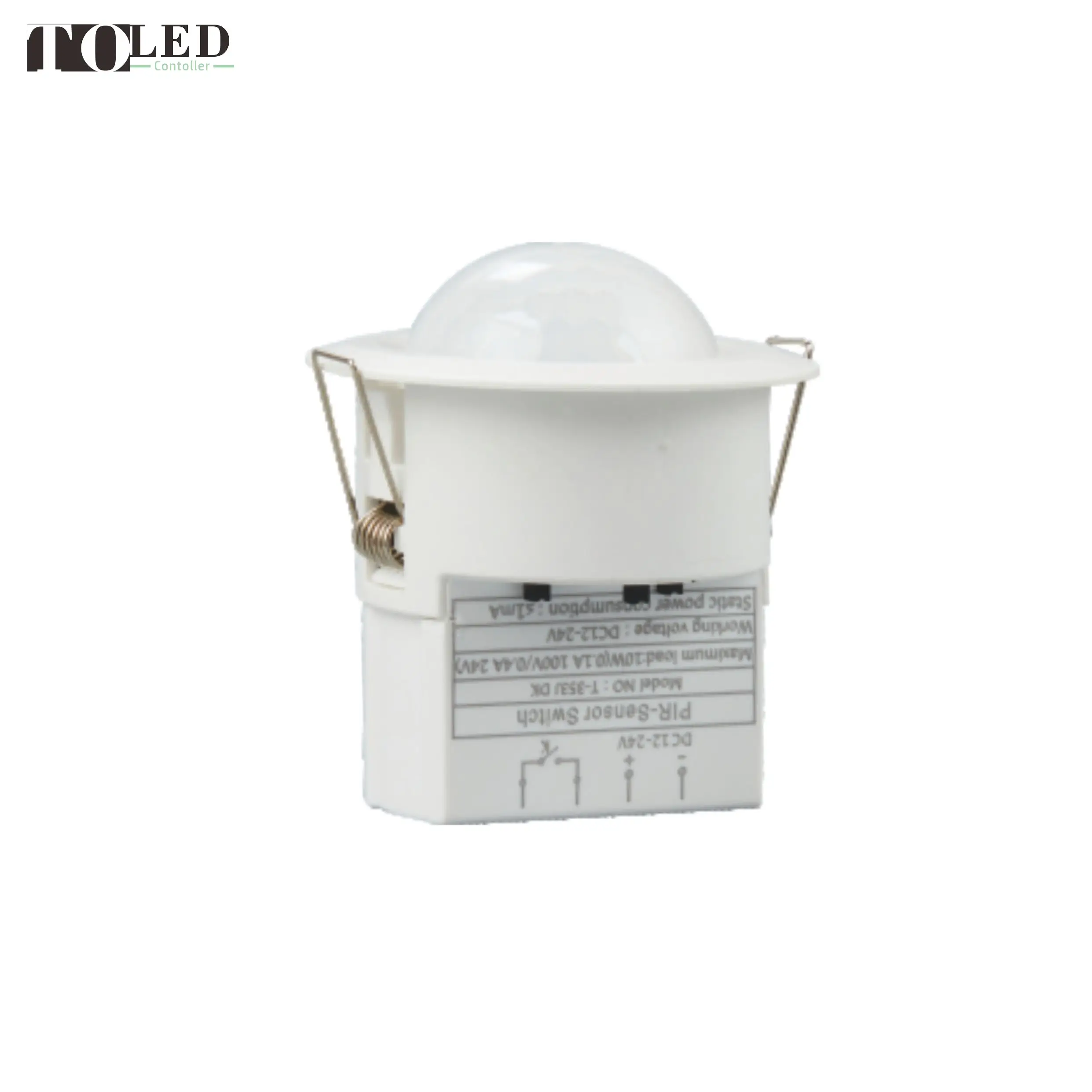 DC12-24V Low Voltage PIR Sensor Switch Remote Control Dimming Induction for Ceiling Downlight Bulb Tube Panel Garage Light
