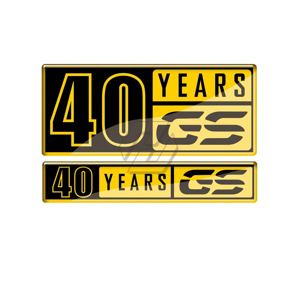 

3D Resin Motorcycle Tank Pad 40 Years Sticker for BMW F700GS F800GS F850GS G310GS F650GS R1200GS R1250GS Decals