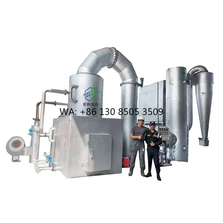 Factory price Smokeless Industrial Incinerator Medical Waste Hospital Carbon Steel Waste Incinerator Animal Pet With Heat-Resist