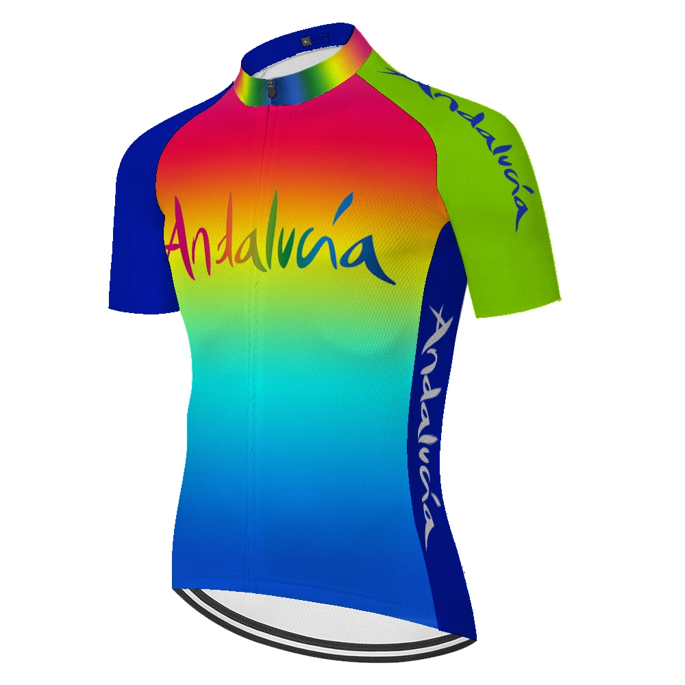 2023 Proteam andaluzja Maillot Ciclismo Hombre Verano 2023 lato szybkie suche hiszpania Camisa Ciclismo