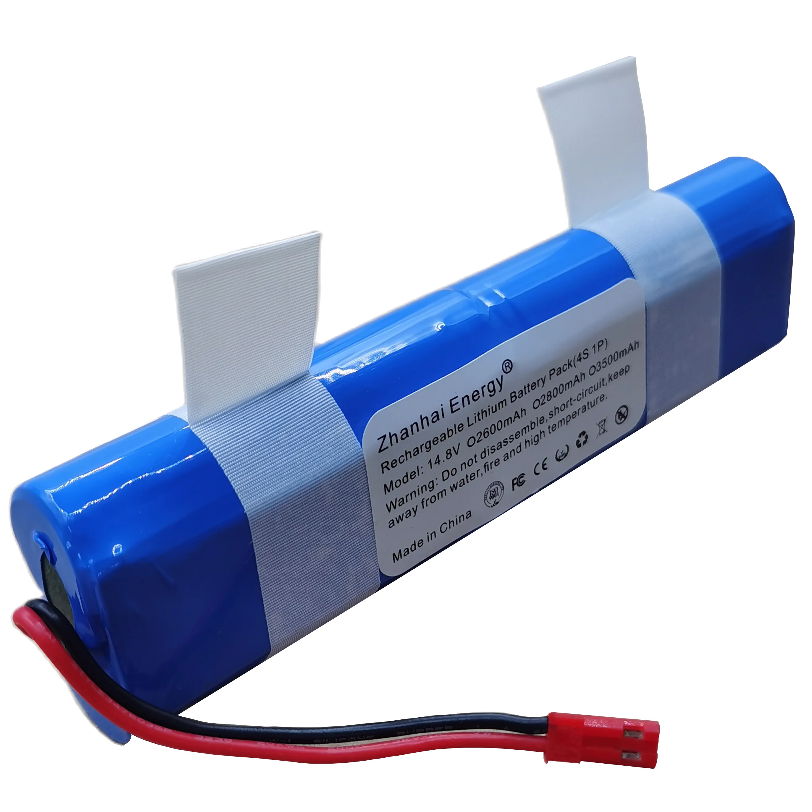 14.4V 14.8V 3500MAh Li-Ion 2600MAh รูปทรงกระบอกแบตเตอรี่แบบชาร์จไฟได้แพ็คสำหรับ ILIFE หุ่นยนต์กวาด V3sPro V50 V5sPro V8s x750ใหม่