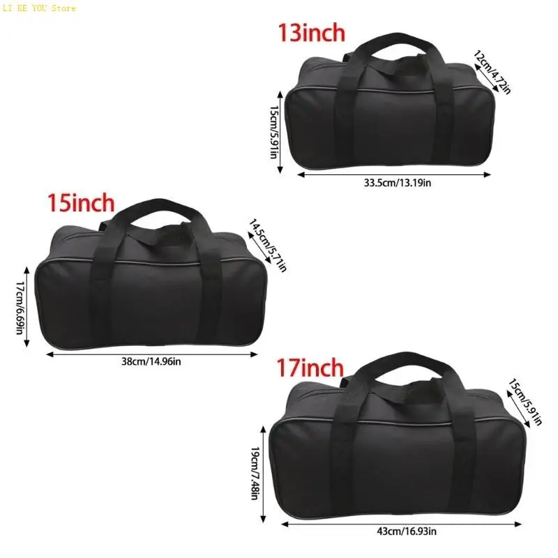 W3JE Waterproof Oxford Cloth Tool Bag for Electricians Woodworkers Repairmen Multipurpose Large Capacity Storage Bag