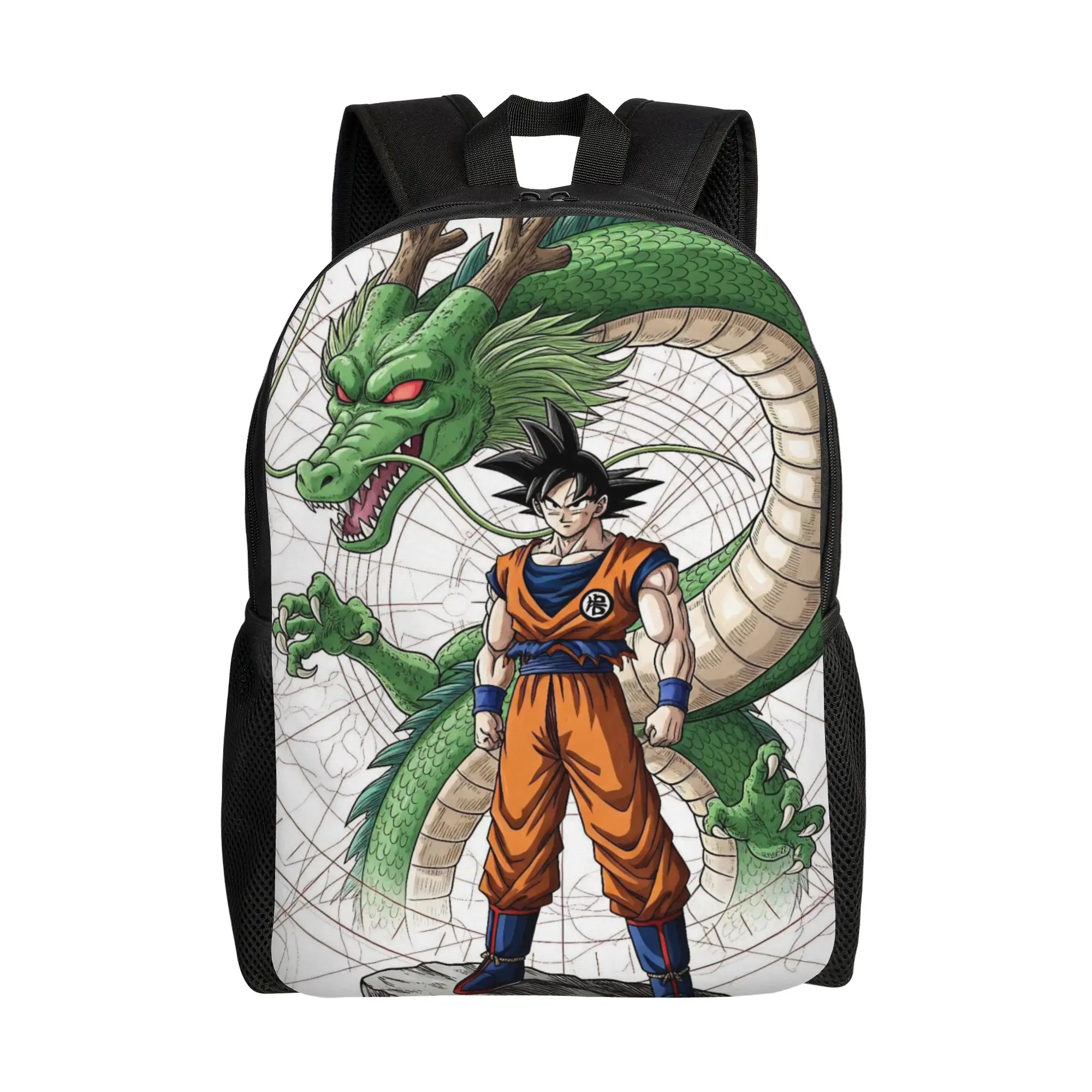 

Dragon Ball Goku Kakarot Teenage Backpack Sports Student Work Daypack for Men Women College Shoulder Bag