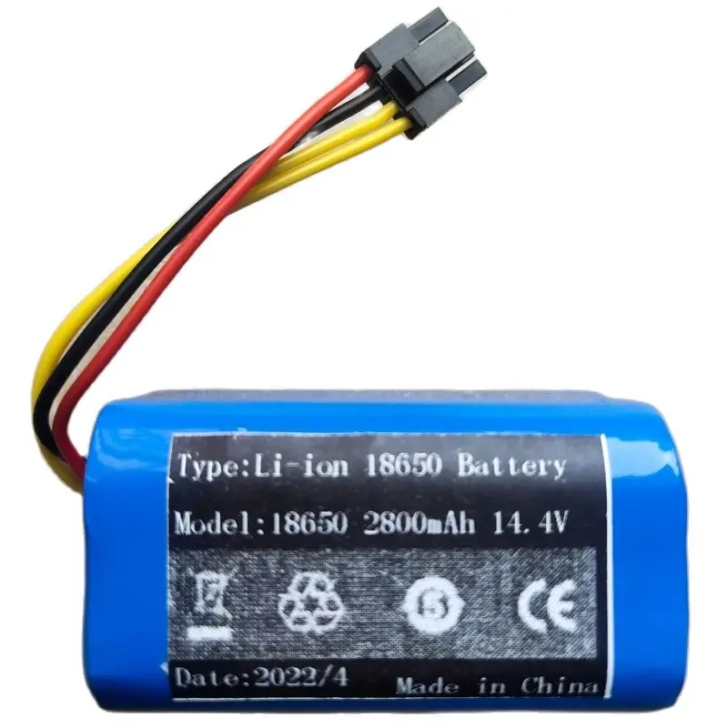 New Battery for 360 S5 S7 Pro T90 X9 C50 Robotic Vacuum Cleaner Li-ion 18650 14.4V 14.8V 2800mAh