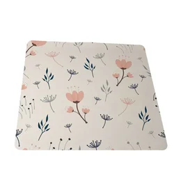 Manta plegable con estampado de flores para bebé, tapete impermeable de alta calidad para actividades infantiles, gimnasio, gatear, playa, Picnic