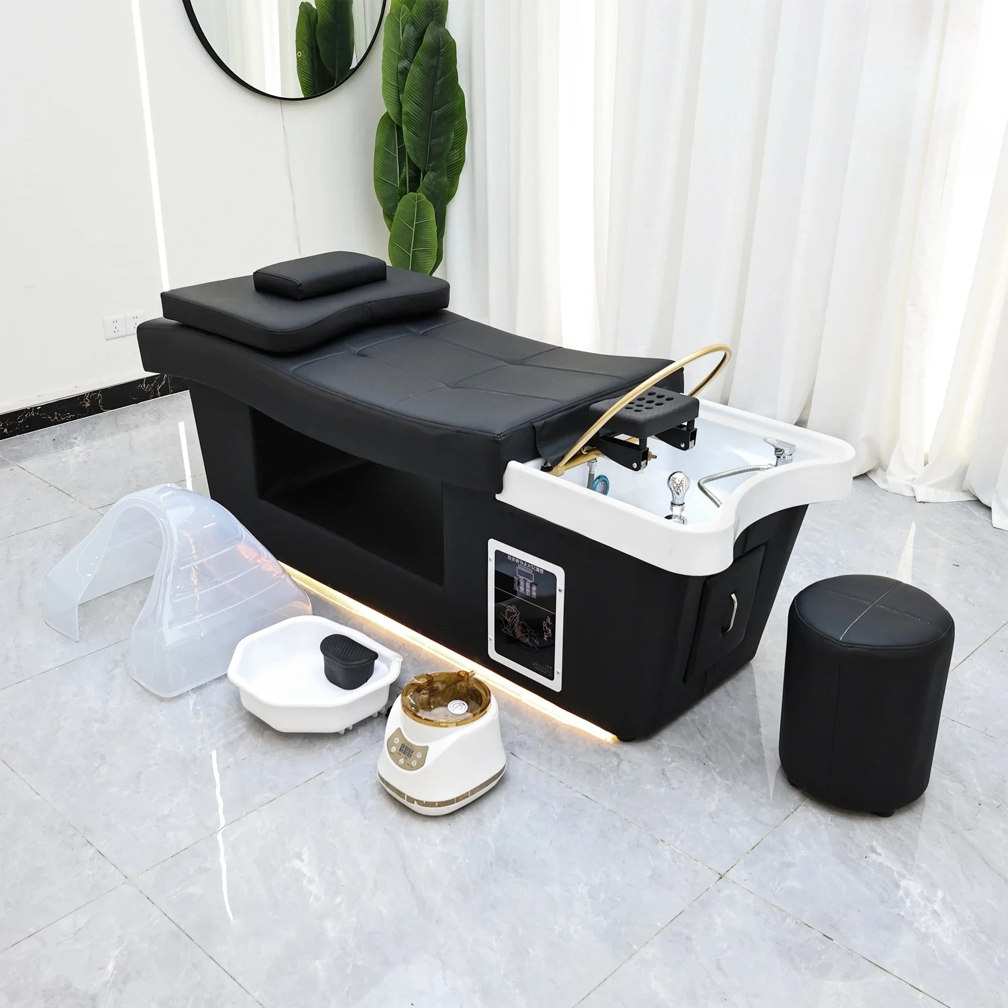 

Full Lying Hair Washing Bed,Hair Salon Specific,Durable,Easy to Clean,Health Preserving,SPA Washing and Hair Washing Bed