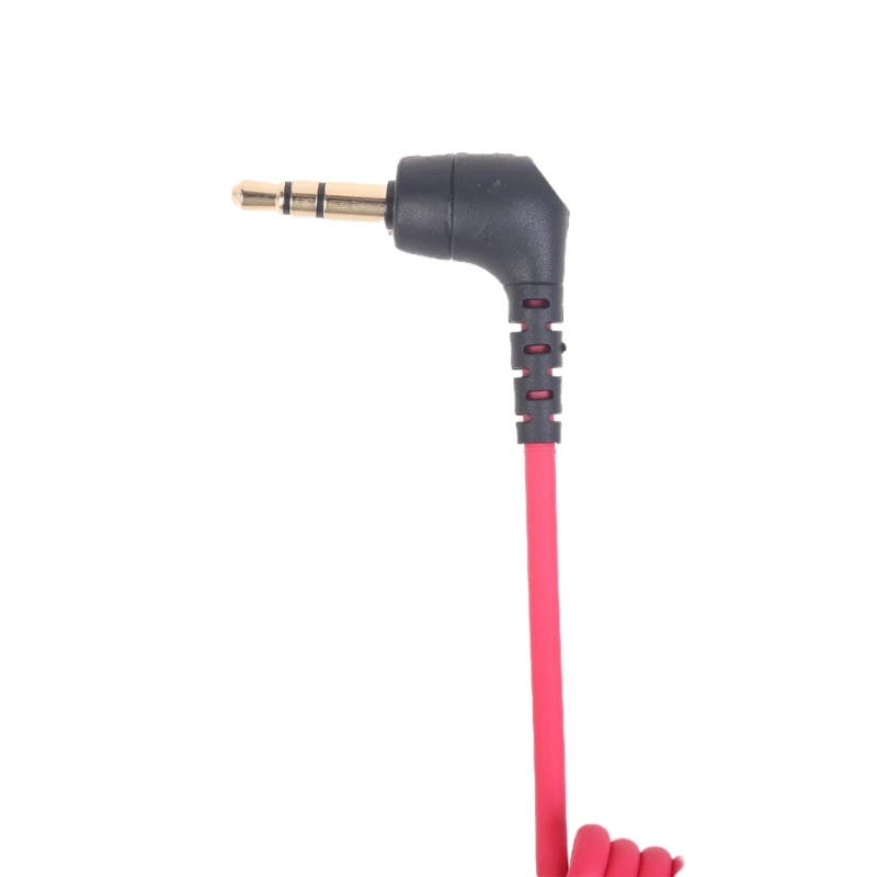 3.5mm TRS Male Microphones Cable for Rode SC2, Male to Male Spring Coiled Right Angled Mic Cord Connection Camera DropShipping - Image 4