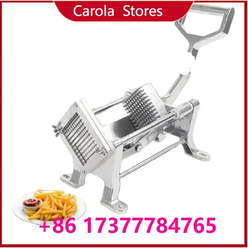 Wholesale PLC Controlled Stainless Steel French Fry Cutter Machine, Portable Commercial Potato Strip Cutting Equipment
