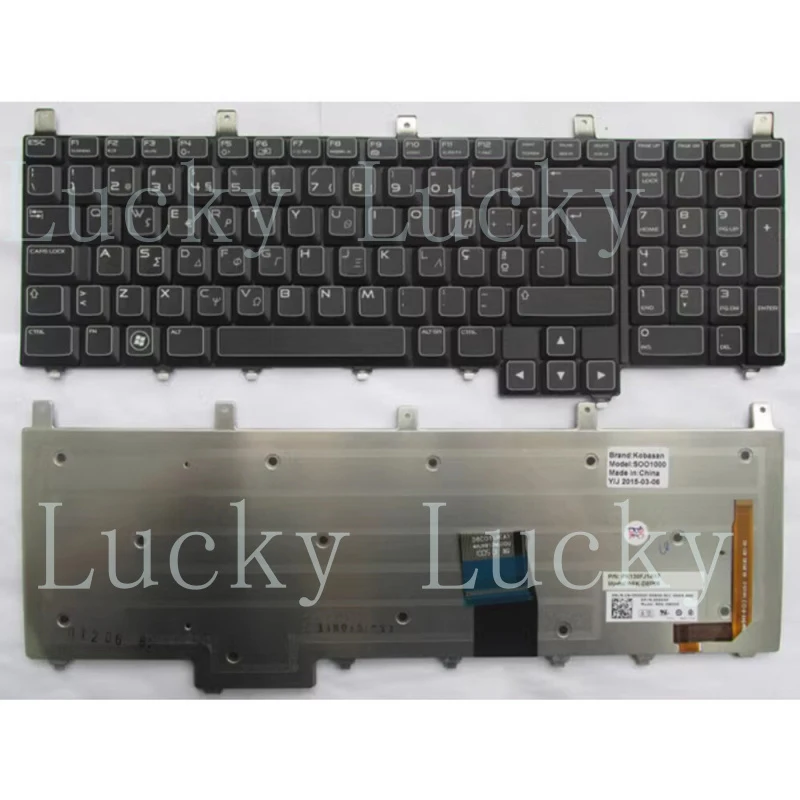 

f Replacement For DELL Alienware M17X R3 Laptop Keyboard with Blue FPC cable New