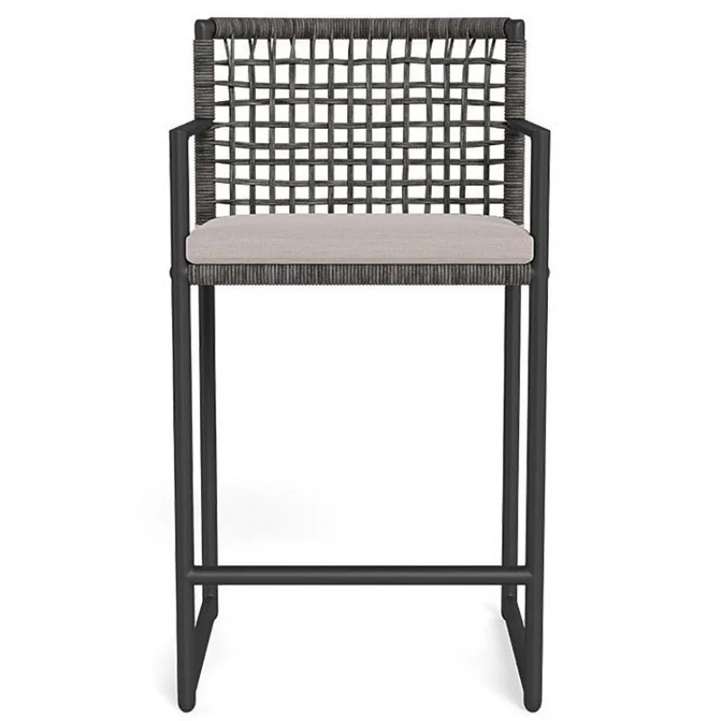 

Outdoor Bar Chair Courtyard Villa Balcony Rattan High Chair