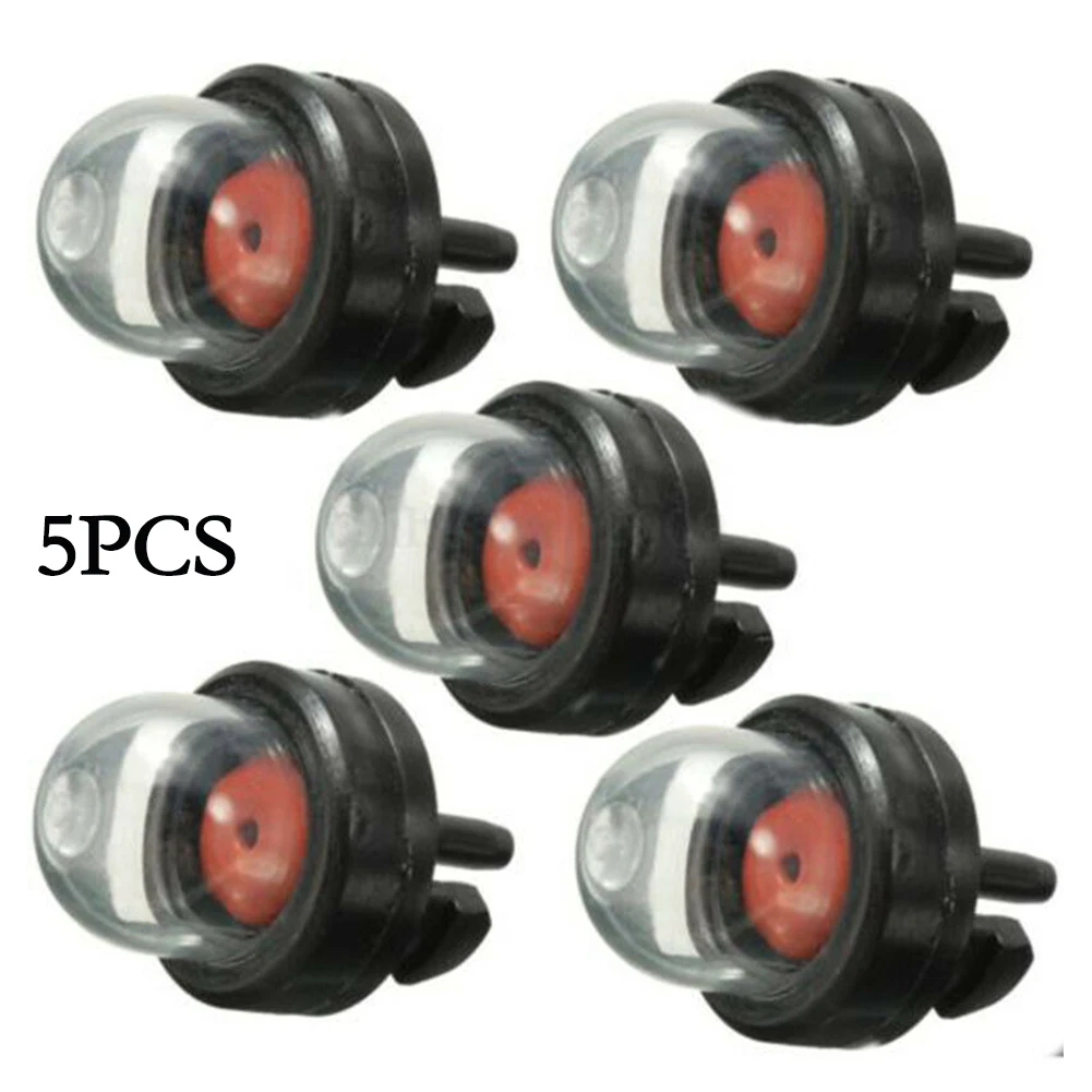 Garden for primer Bulb Plastic for primer Fuel Bulb String for trimmers 3.5cm X 2.14cm 5* 5pcs Accessories Black+Clear Pump